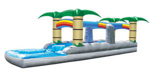 Tropical Double Lane Slip-n-slide w/pool Tropical Double Lane Slip-n-slide w/pool