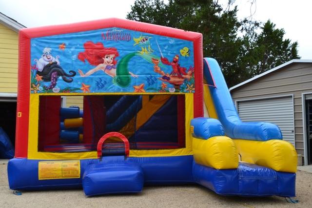 Little Mermaid Bouncer/Obstacle/Slide Combo (5-1) Little Mermaid Bouncer/Obstacle/Slide Combo (5-1)