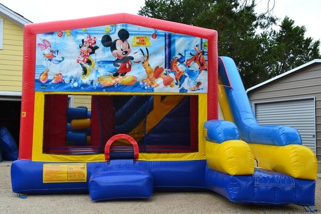 Mickey Mouse Bouncer/Obstacle/Slide Combo (5-1) Mickey Mouse Bouncer/Obstacle/Slide Combo (5-1)