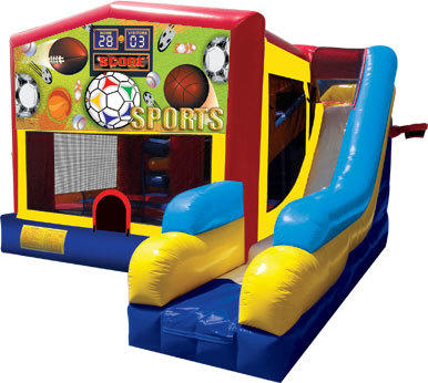 Sports Bouncer/Obstacle/Slide Combo (5-1) Sports Bouncer/Obstacle/Slide Combo (5-1)