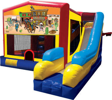Western Bouncer/Obstacle/Slide Combo (5-1) Western Bouncer/Obstacle/Slide Combo (5-1)